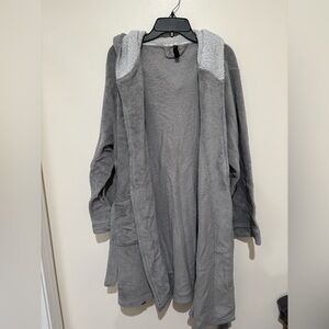 Cozy Gray Women's Owl Robe